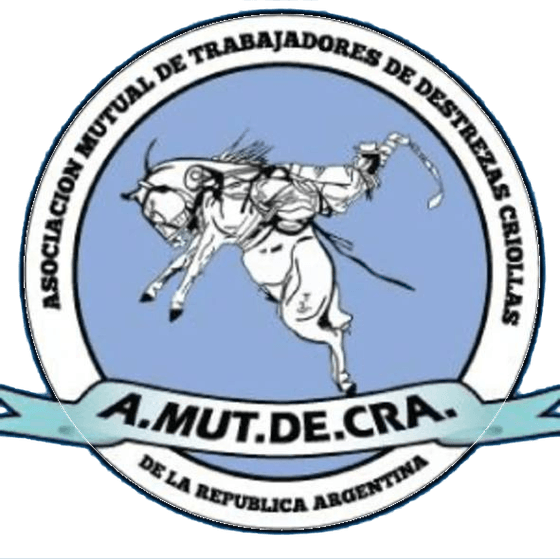 Logotipo de A.MUT.DE.CRA., Asociación Mutual de Trabajadores de Destrezas Criollas de la República Argentina